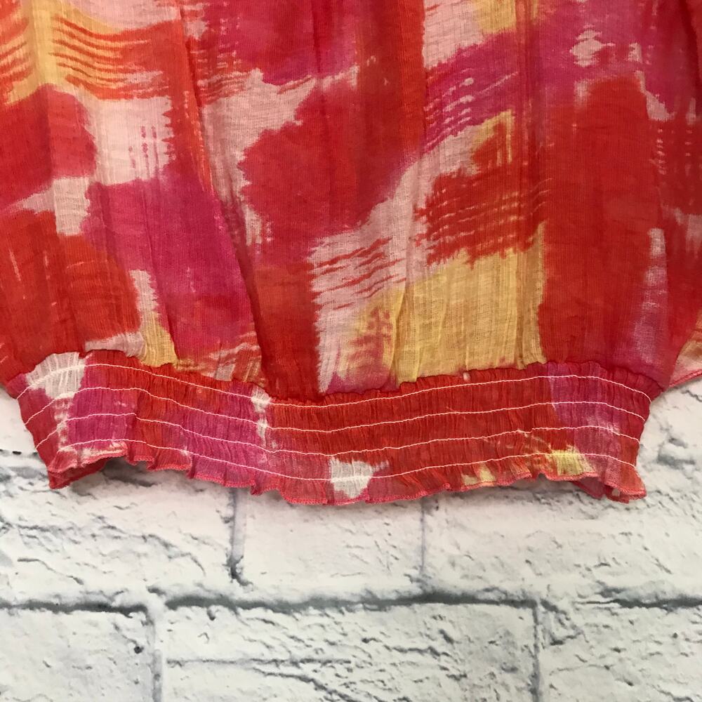 Pink Ruffled Sleeve Blouse - Picture 8 of 8